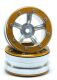 MT - Beadlock Wheels PT-Safari Silber/Gold 1.9 (2 St.) (MT0010SGO)