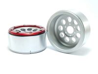 MT - Beadlock Wheels GUN silber/rot 1.9 (2 St.) ohne...