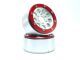 MT - Beadlock Wheels GUN silber/rot 1.9 (2 St.) ohne Radnabe (MT5020SR)