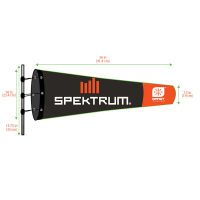 Horizon Hobby - Spektrum Smart Airfield Windsock 10x36in (SPMPWS100)
