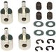 Gestängeanschluss Standard mit C-Clip für 2MM Gestänge, Bolzen 2MM, 6,5X6MM (4 Stück)