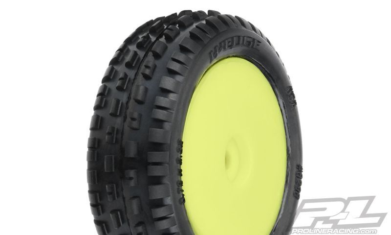 Pro-Line Prism Carpet (2) auf Felge gelb vorn (PRO8298-12)
