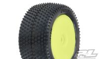 Pro-Line Prism Carpet (2) auf Felge gelb hinten (PRO8297-12)