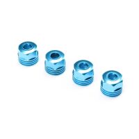 Horizon Hobby - Lower Shock Caps, Aluminum, King Blue...