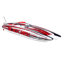 Blackjack 42 Zoll Brushless 8S Catamaran weiß/rot RTR