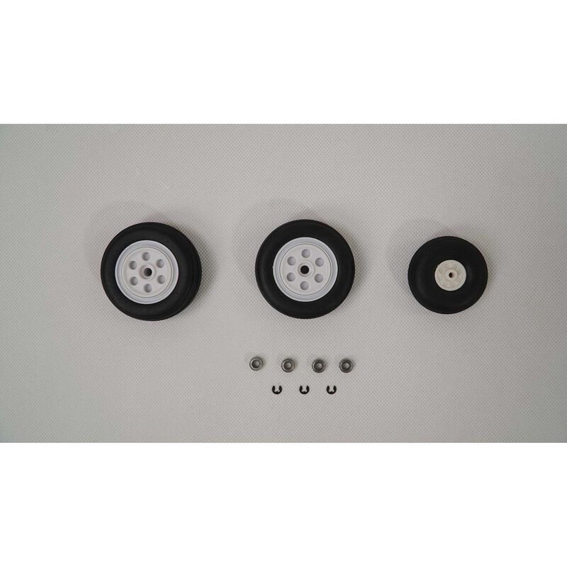 Horizon Hobby - Wheel Set: F-16 Falcon-Gray 80mm EDF (EFL87890)