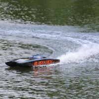 Blackjack 42 Zoll Brushless 8S Catamaran schwarz/orange RTR