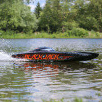 Blackjack 42 Zoll Brushless 8S Catamaran schwarz/orange RTR