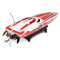 Proboat - Impulse 32 brushless Deep-V with Smart 6S - white/red RTR