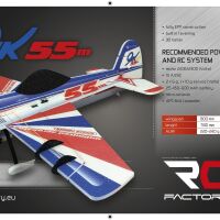Jan Votavas Yak 55 blue/red 10mm EPP - 800mm