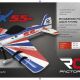Jan Votavas Yak 55 blue/red 10mm EPP - 800mm