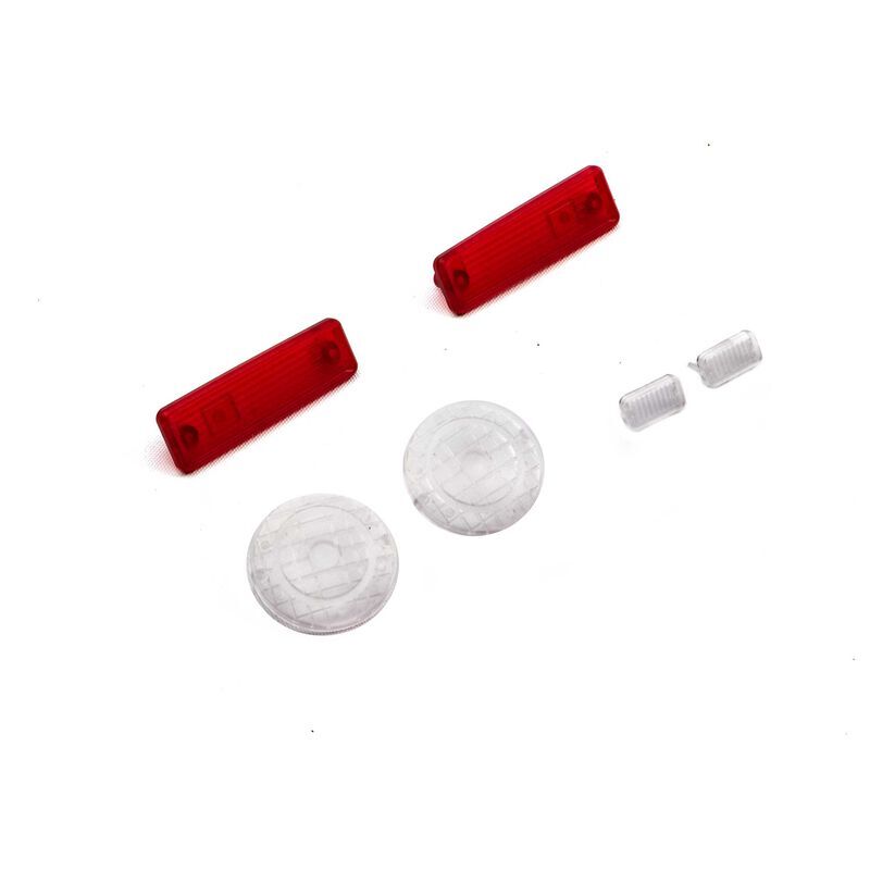 Horizon Hobby - Headlight Tail Light Lense Early Bronco: SCX10 III (AXI230035)