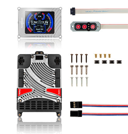 Powerbox Royal SR2 mit Sensor Switch und TFT Display