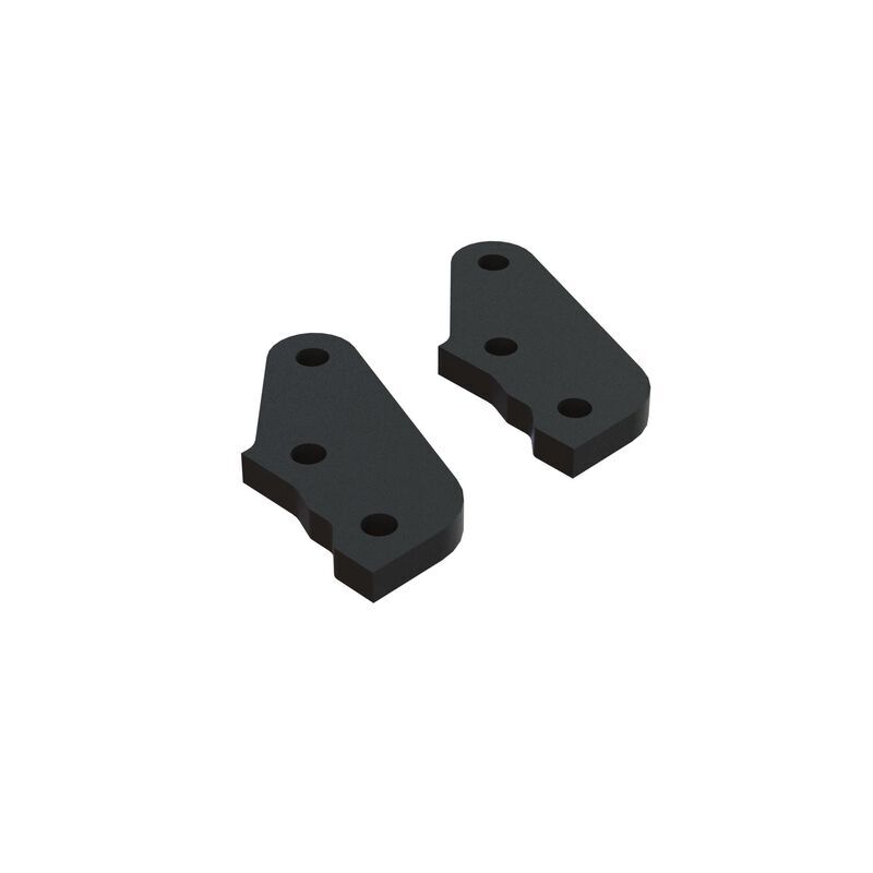 Horizon Hobby - Aluminum Steering Plate Black (2) (ARA340188)