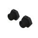 Horizon Hobby - Aluminum Wheel Hex 17mm - 14.6mm Thick, Black (2) (ARA311067)