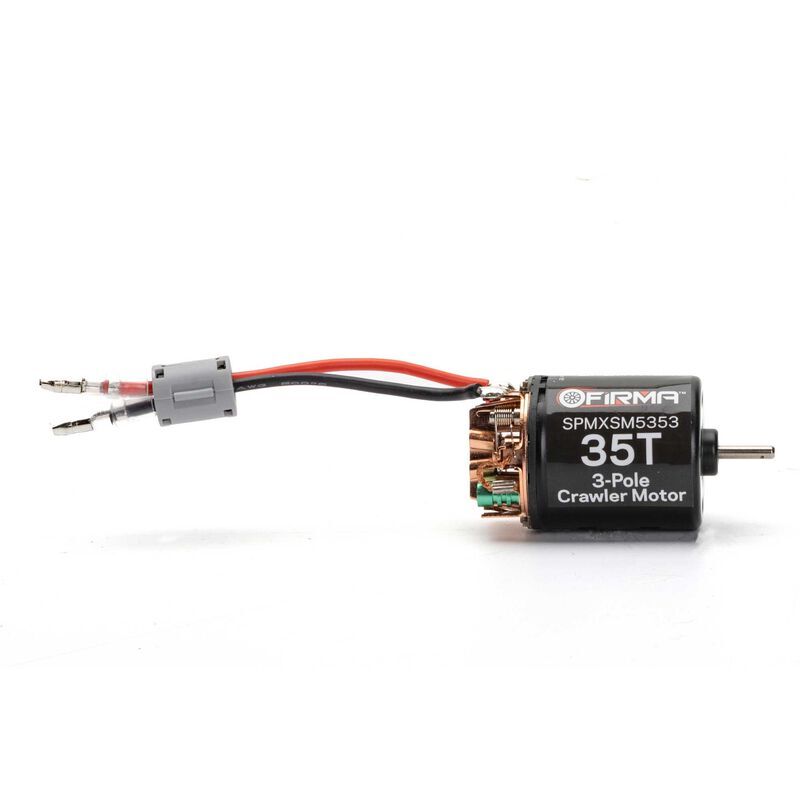 Horizon Hobby - Firma 35T Rebuildable 3 Pole Brushed Crawler Motor (SPMXSM5353)