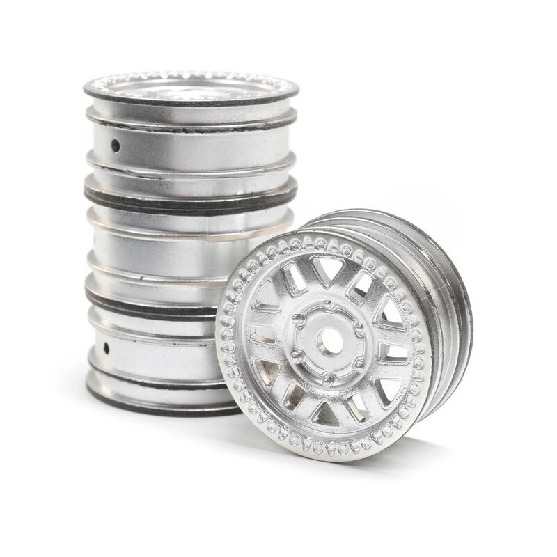 Horizon Hobby - 1.0 KMC Machete Wheels, Satin (4): SCX24 (AXI40005)