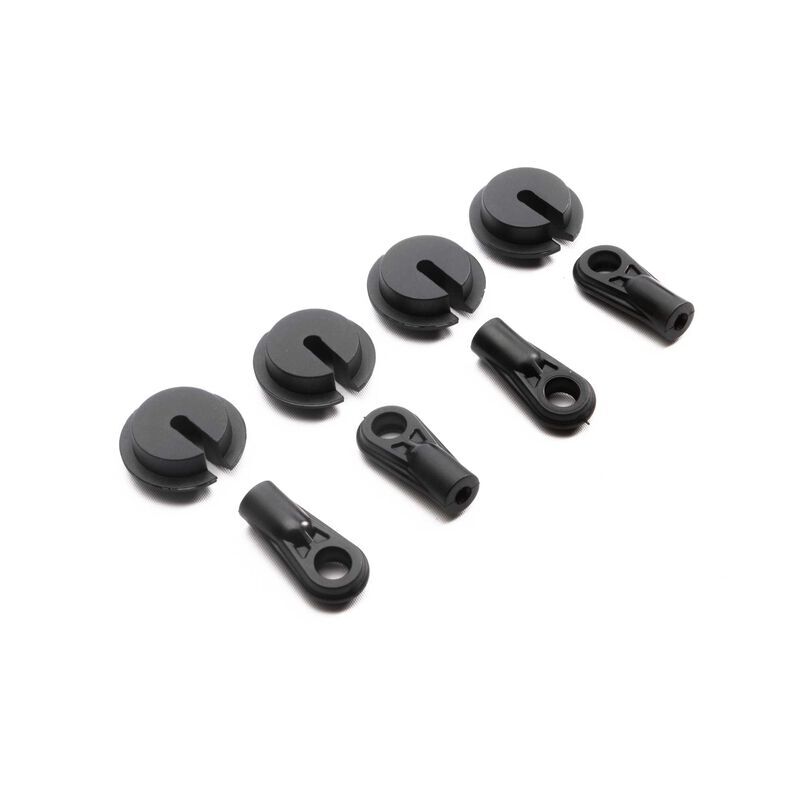 Horizon Hobby - SCX6: Shock End & Spring Cup (4) (AXI253004)
