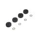 Horizon Hobby - SCX6: Shock Piston & Shim Set (4) (AXI253003)