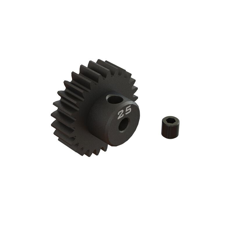 Horizon Hobby - 25T 0.8Mod 1/8" Bore CNC Steel Pinion Gear (ARA311087)