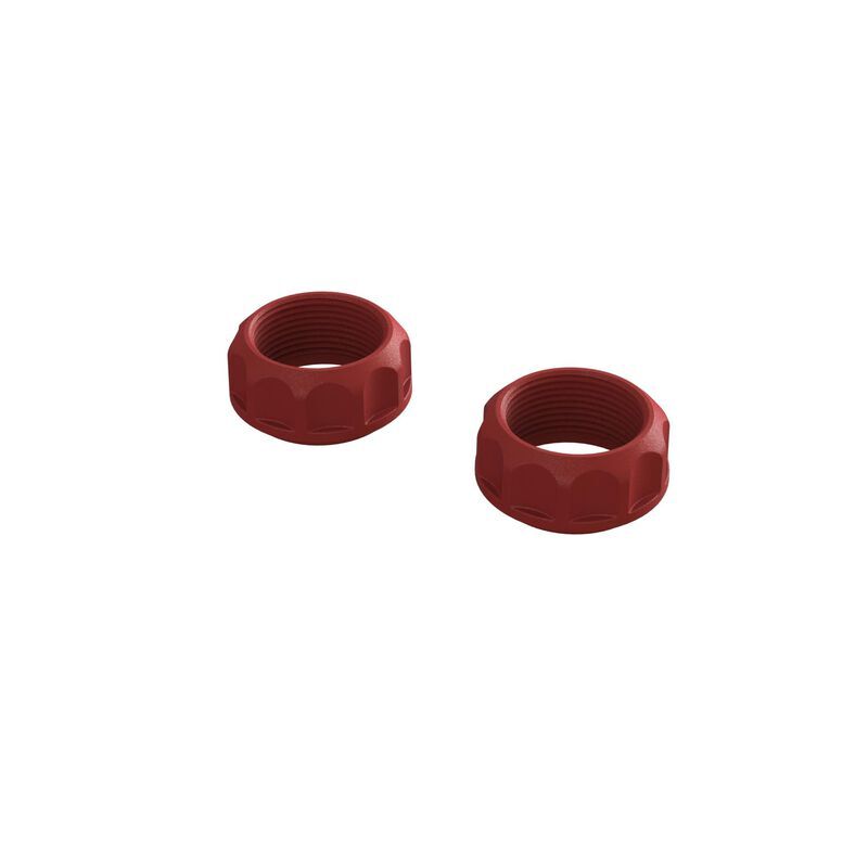Horizon Hobby - Threaded Shock Collar Red (2) (ARA330690)