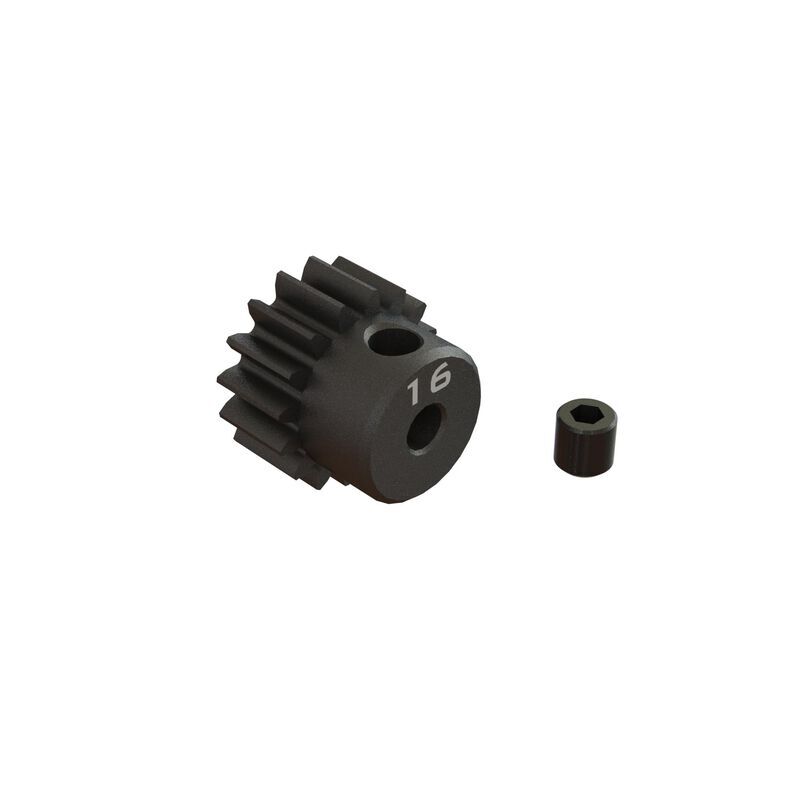 Horizon Hobby - 16T 0.8Mod 1/8" Bore CNC Steel Pinion Gear (ARA311078)