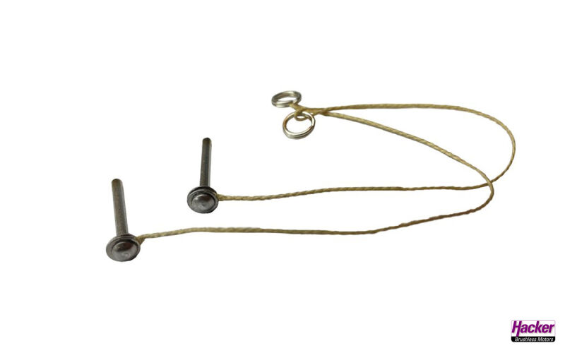 Para-RC Absteckpin mit gespleißter Kevlarleine (67108023)