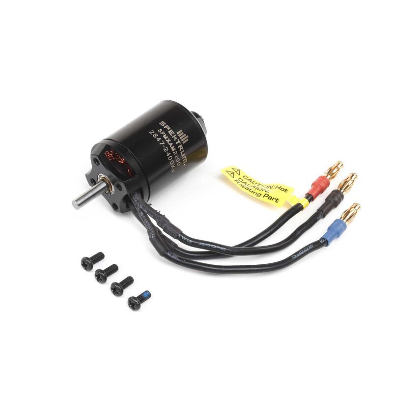Horizon Hobby - BL Outrunner Motor: 2847-2400Kv 6-Pole (SPMXAM2200)