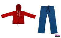 Para-RC Pilot Noah 1:3 Hoody rot, Jeans, Scale-Arme, lackierter Kopf (67108059)
