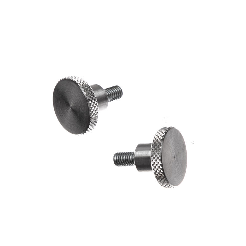 M2,5 x 6mm Rändelschraube Alu (2 Stück)
