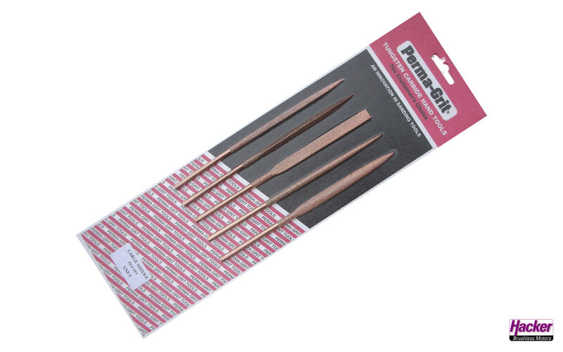 Perma-Grit Tools Ltd. 5tlg.-Set "Nadelfeilen lang" medium (PG1074)