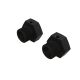 Horizon Hobby - Aluminum Wheel Hex 17mm, 16.5mm Thick, Black (2) (ARA311117)