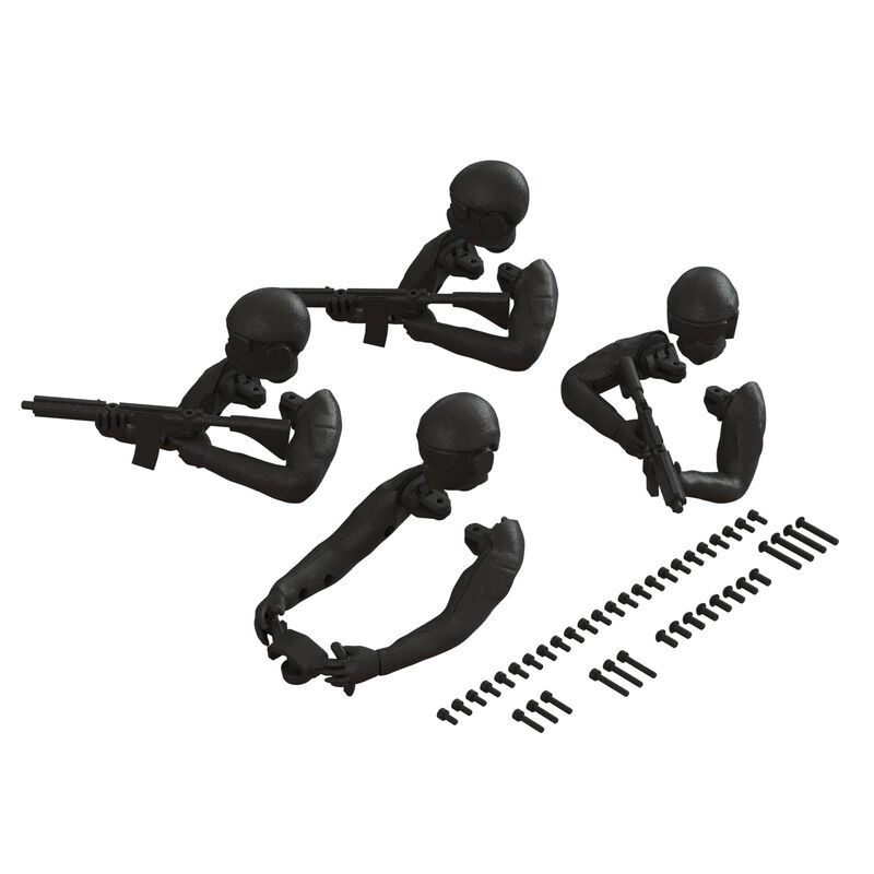 Horizon Hobby - Driver Figure Set (Black) (ARA480057)