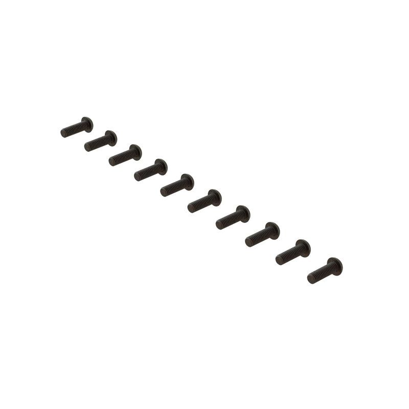 Horizon Hobby - Flanged Button Head Screw M2.5x8mm (10) (ARA702006)