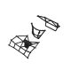 Horizon Hobby - Body Cage Front and Rear Black (ARA320699)