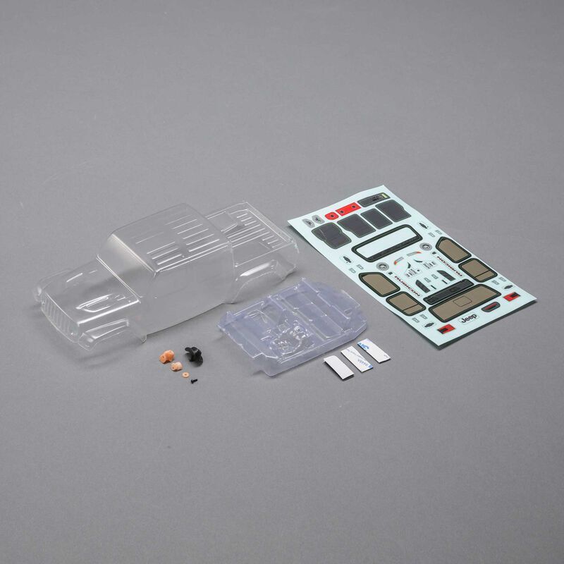 Horizon Hobby - Jeep JT Gladiator Body Set, Clear:SCX24 (AXI200005)