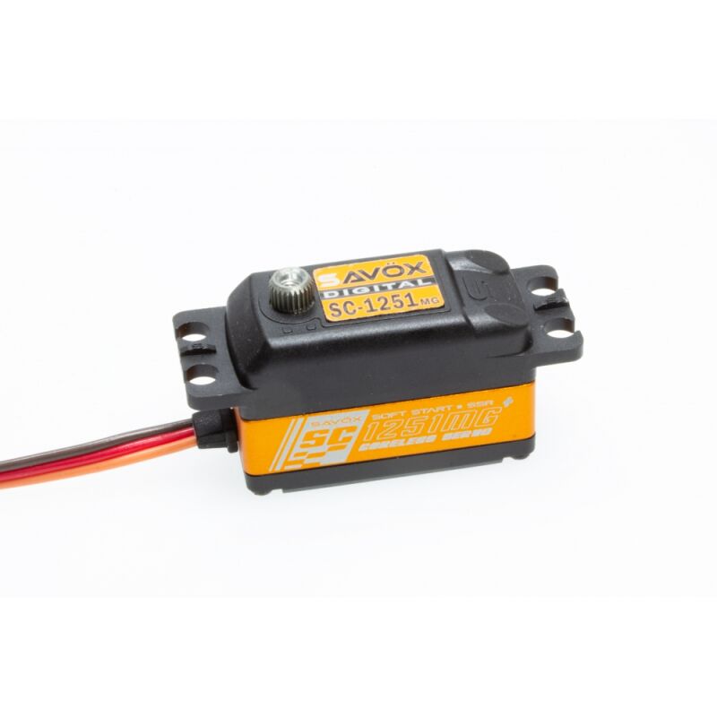 Savox - SC-1251 MG+ digital Servo Softstart