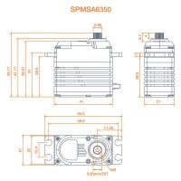 Horizon Hobby - A6350 Ultra Torque / High Speed Brushless HV Servo (SPMSA6350)