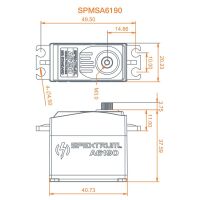 Horizon Hobby - A6190 Standard Metal Gear HV Servo (SPMSA6190)