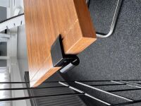 3D Print Lab - String Era bracket black for Wall Ladder Shelf
