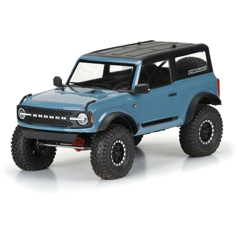 Pro-Line 2021 Ford Bronco Karo klar Set mit Scale Anbauteile (PRO3569-00)