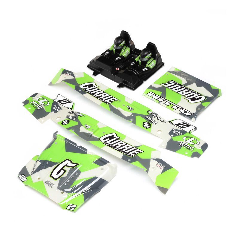 Horizon Hobby - Body/Driver Set, Green, Silkscreened: Hammer Rey (LOS230099)