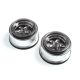 Horizon Hobby - Rear Wheel, Black Chrome (2): 22S Drag (LOS43050)