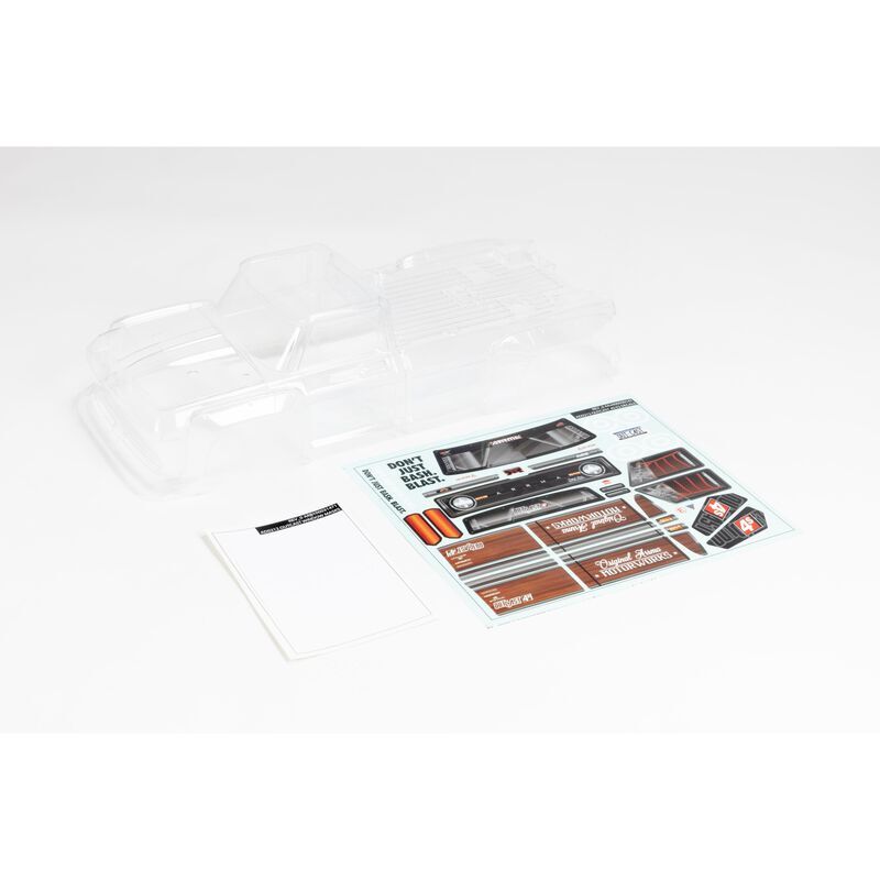 Horizon Hobby - OUTCAST 4X4 4S Clear Body w/Decals and Window Mask (ARA402322)