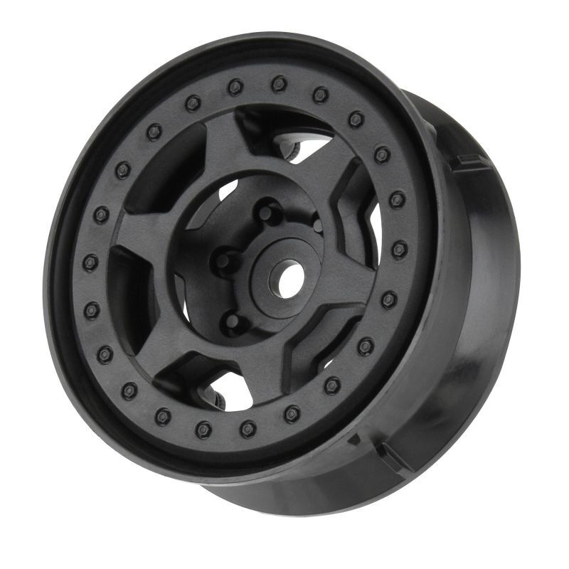 Horizon Hobby - 1/10 Holcomb F/R 1.9" Crawlr Bead-Loc Whls (2) Blk (PRO280903)