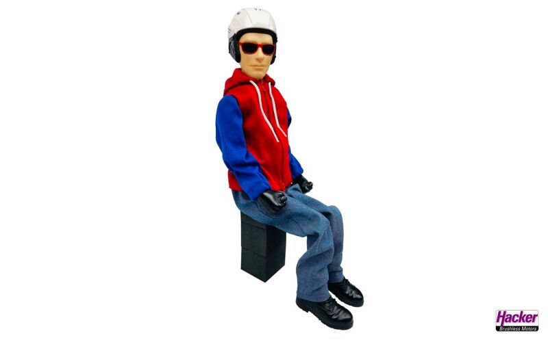 Para-RC Pilot Noah 1:3 Acroumlenkung, Volllackierung Kopf und Helm (67108062)