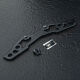 MST-Racing - Alum. lightweight bumper support L (black) (MST210647BK)