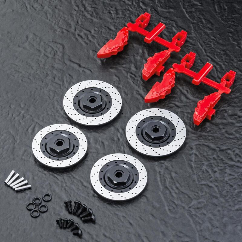 MST-Racing - Alum. wheel hubs 6mm (large brake (MST820135)
