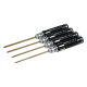 Rockamp - Set Innensechskant 1.5 / 2.0 / 2.5 / 3.0mm HSS Titan beschic (RA50304)