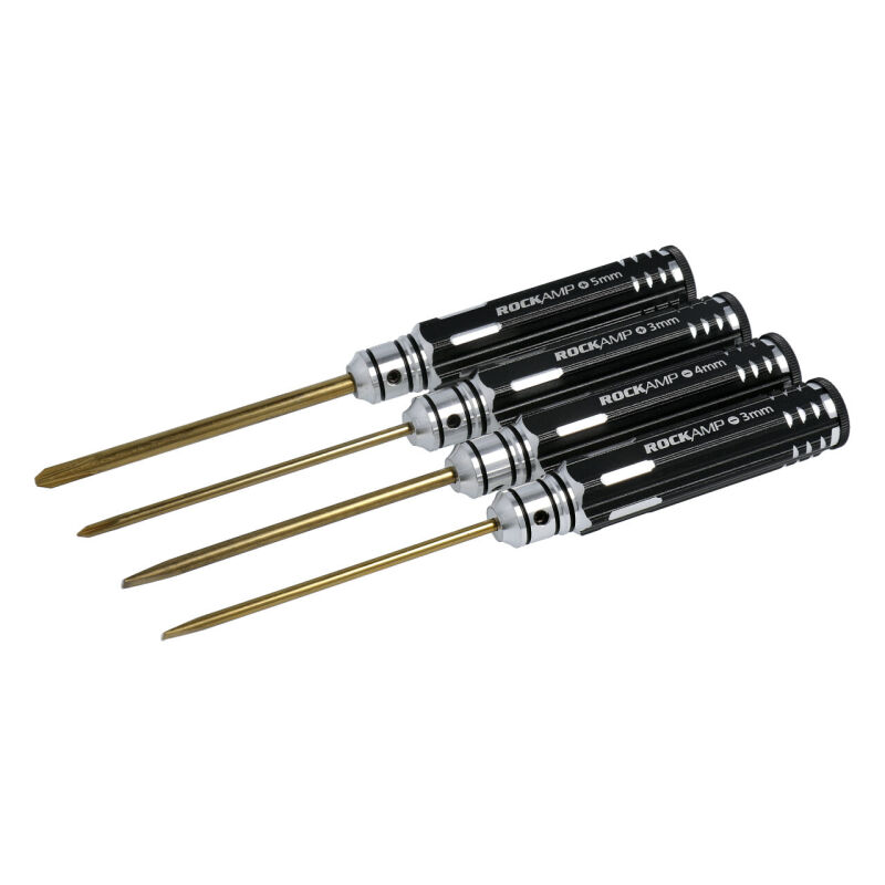 Rockamp - Set Schraubendreher Kreuz und Schlitz HSS Titan beschichtet (RA50306)